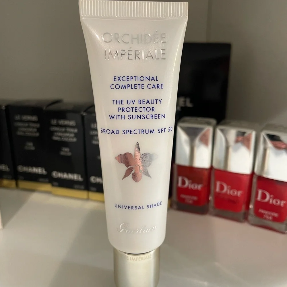New Guerlain Orchidee Imperiale The UV Beauty Protector Universal Shade SPF 50